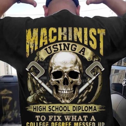 Machinist using a High School Diploma