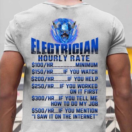 Electrician Hourly Rate - Funny Quote